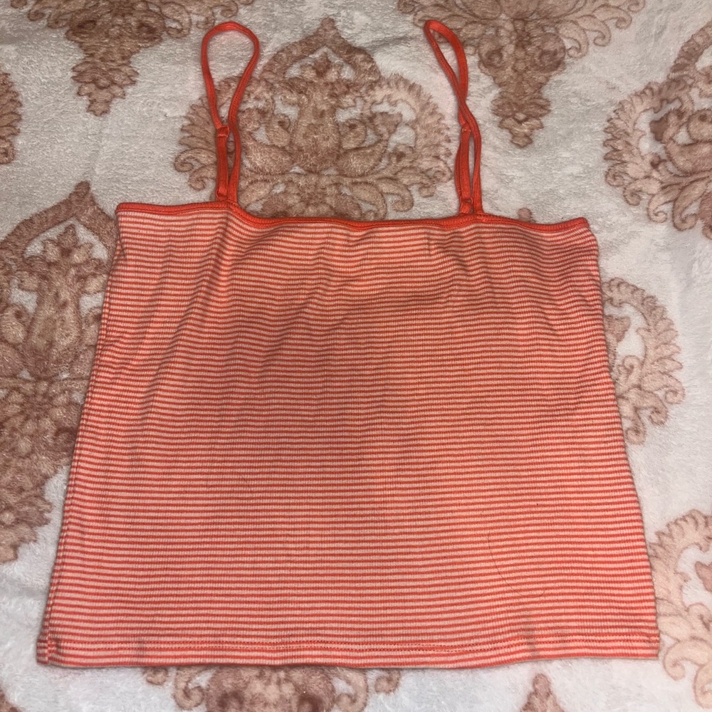 Levi's Orange Striped Camisole